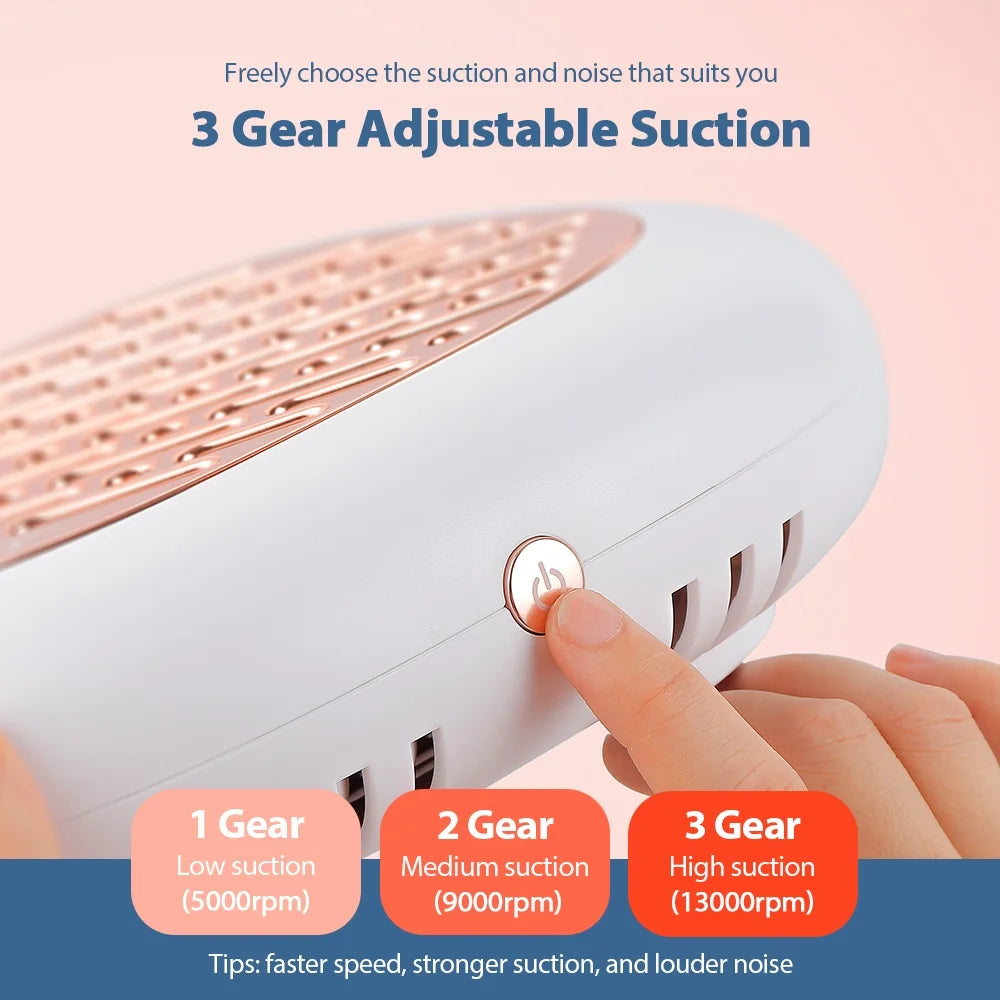 130W Powerful Brushless Nail Cleaner