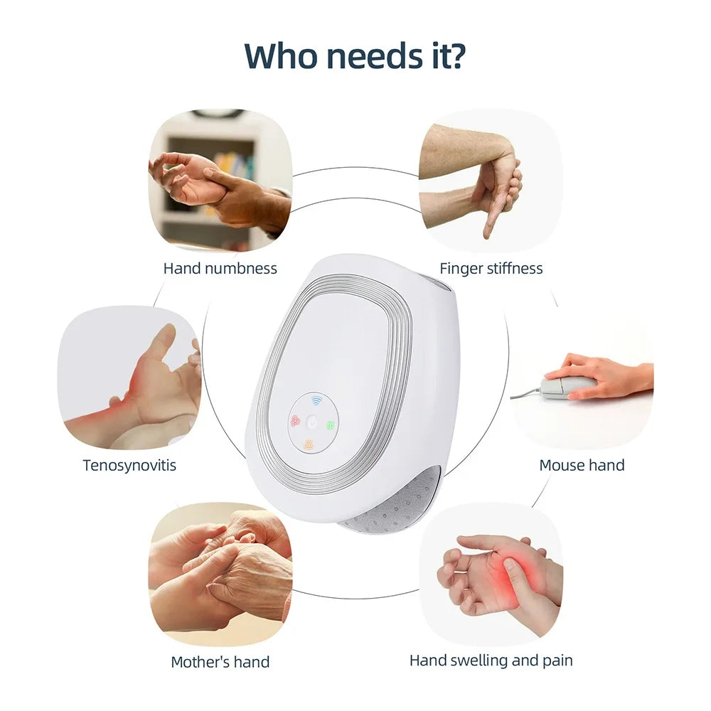 Electric Hand Massager With Compression