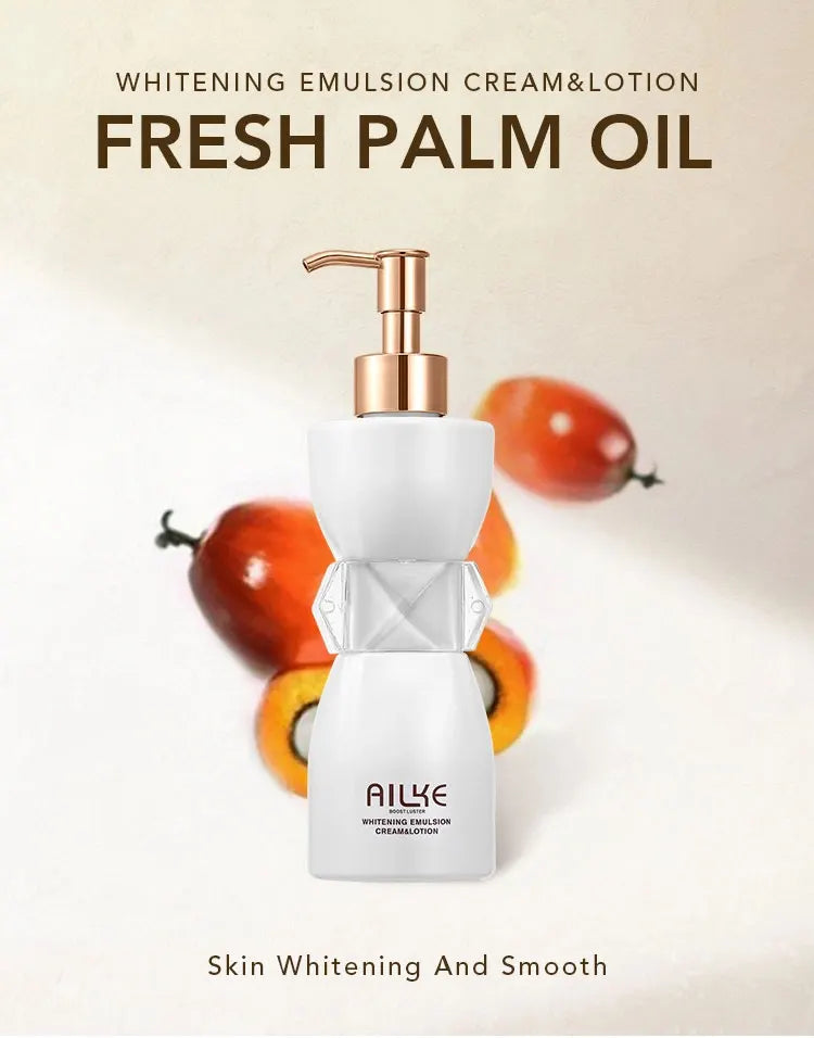 Whitening and moisturizing body lotions