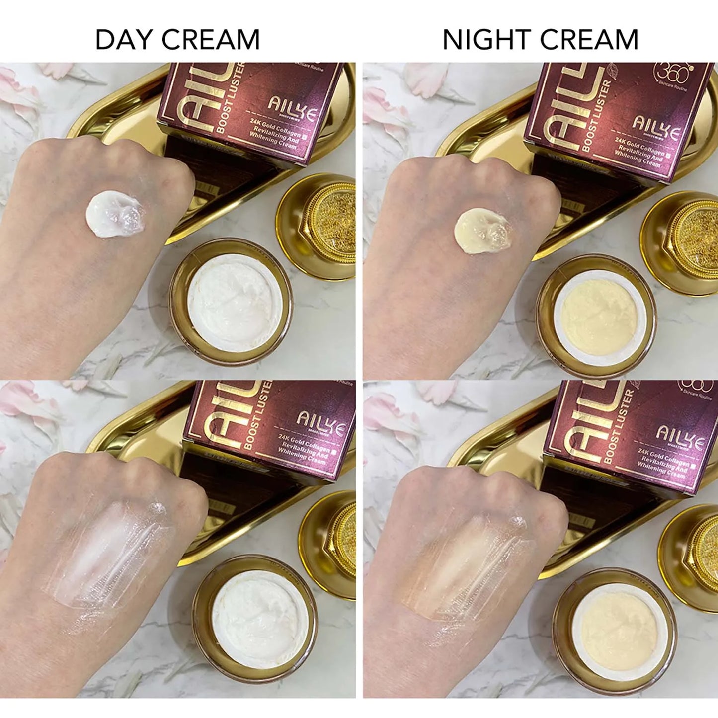 24K Gold Collagen Revitalizing & Whitening Face Care Set