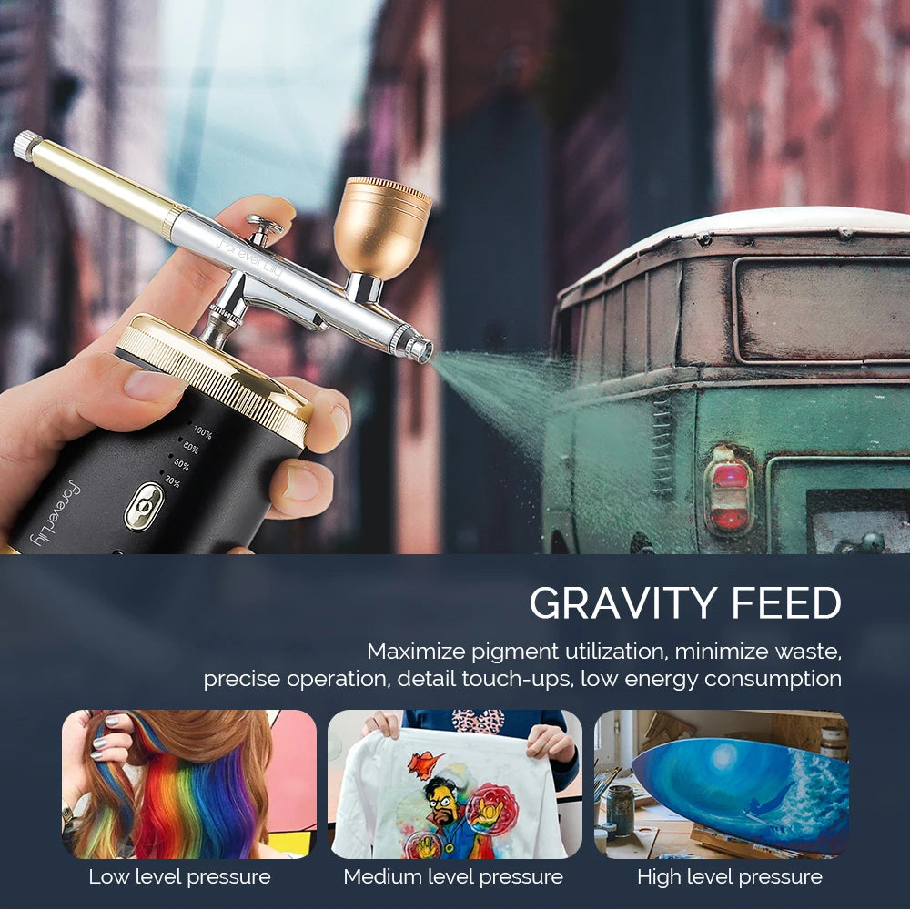 High Pressure Nano Spray Airbrush