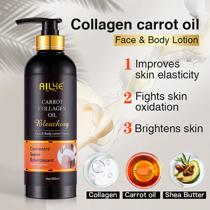 Carrot Oil & Collagen Bleaching Body Lotion