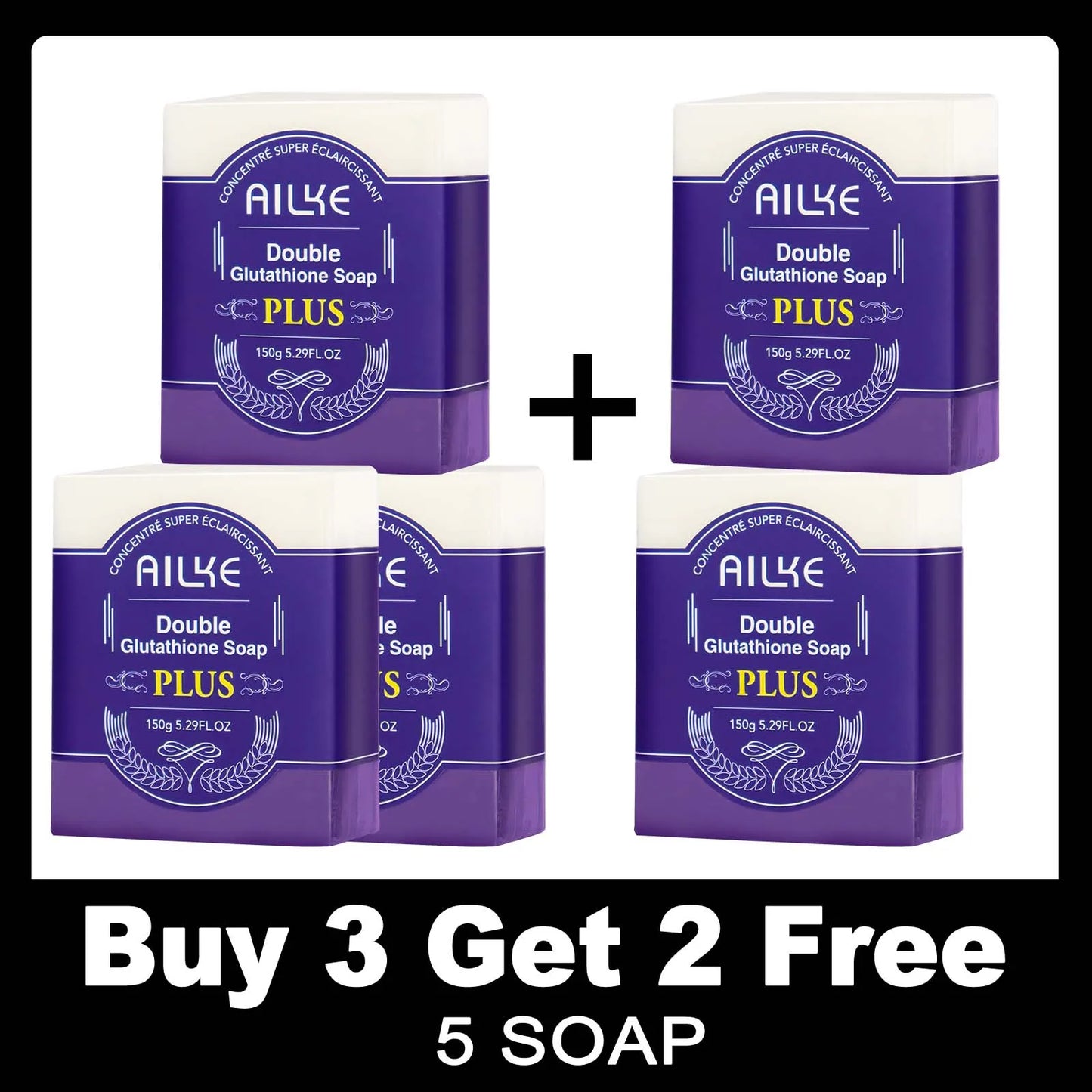 Double Glutathione Whitening Soap Bar
