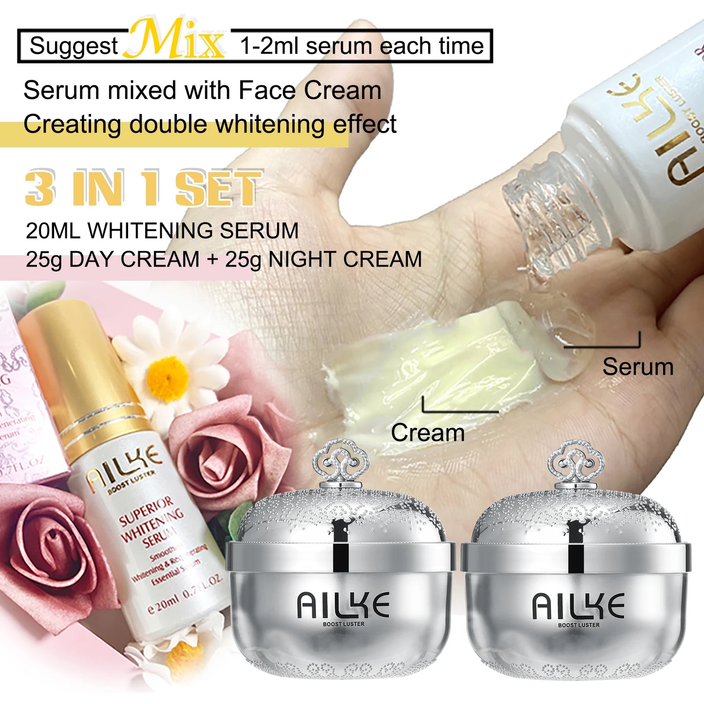 Luxurious Caviar Whitening Day & Night Cream