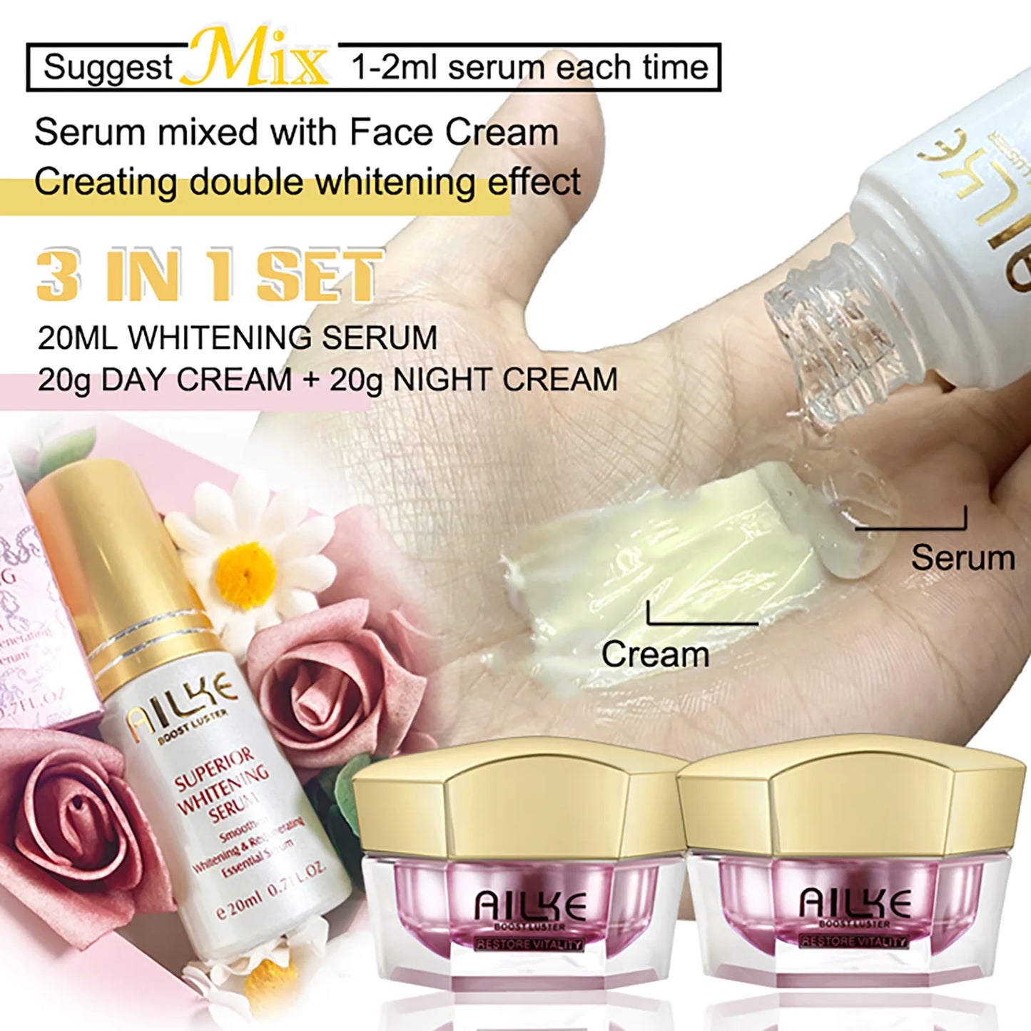 Restore Vitality Whitening Day & Night Cream Set