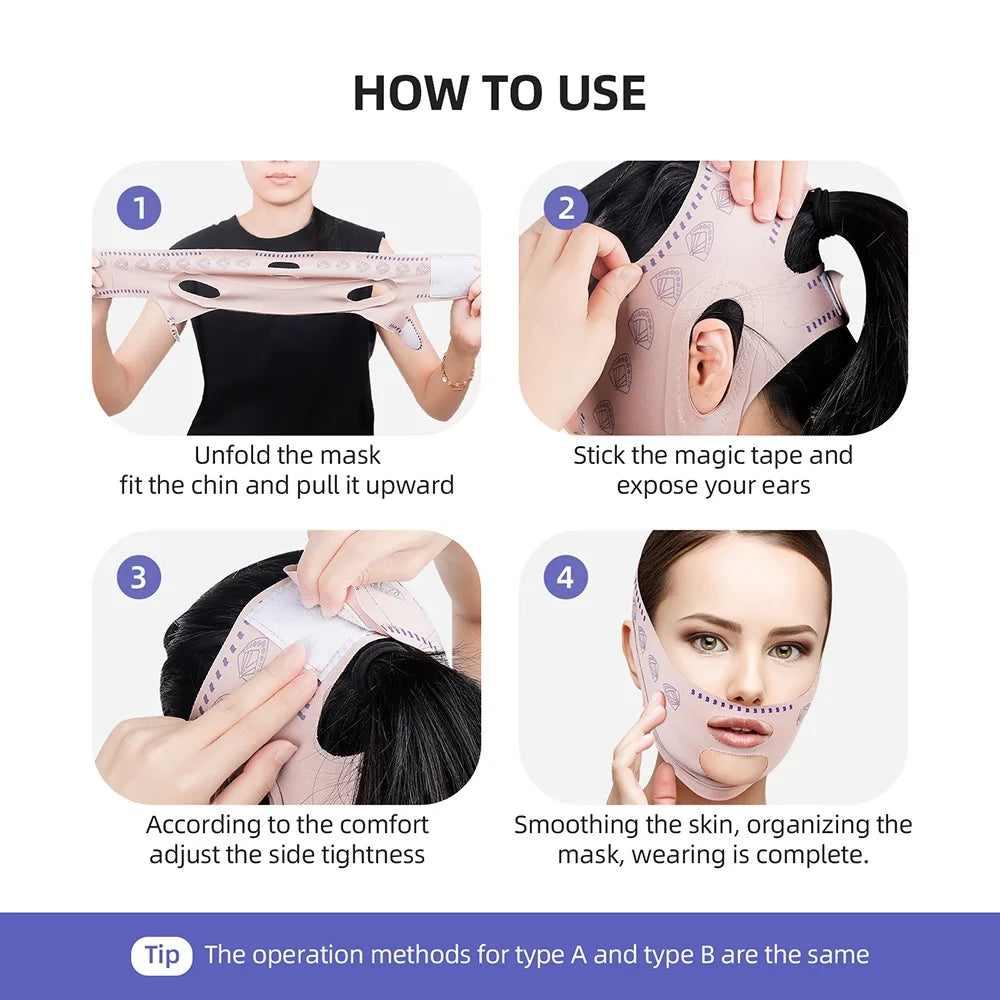 Reusable Face Slimming Facial Massage Strap