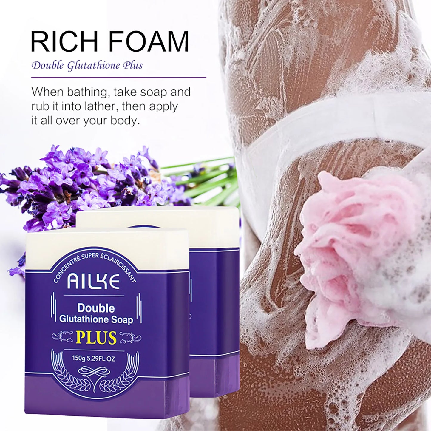 Double Glutathione Whitening Soap Bar
