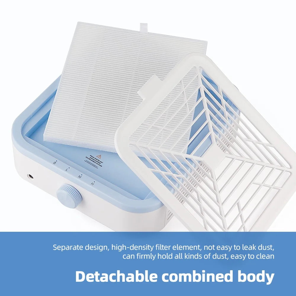 Wireless 120W Super Suction Nail Cleaner Machine