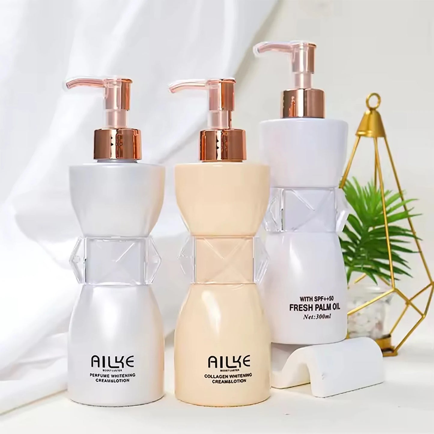 Whitening and moisturizing body lotions
