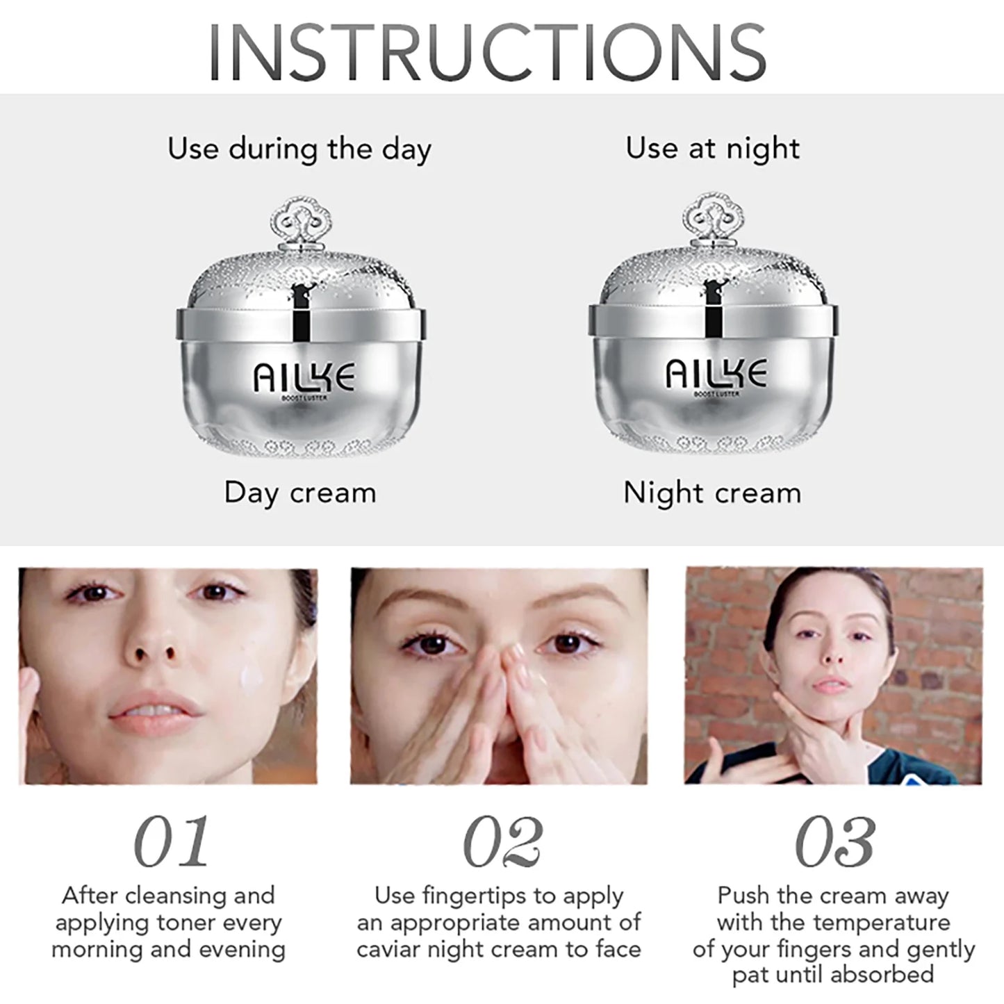 Luxurious Caviar Whitening Day & Night Cream