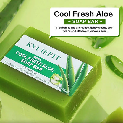Natural Cool Fresh Aloe Soap Bar