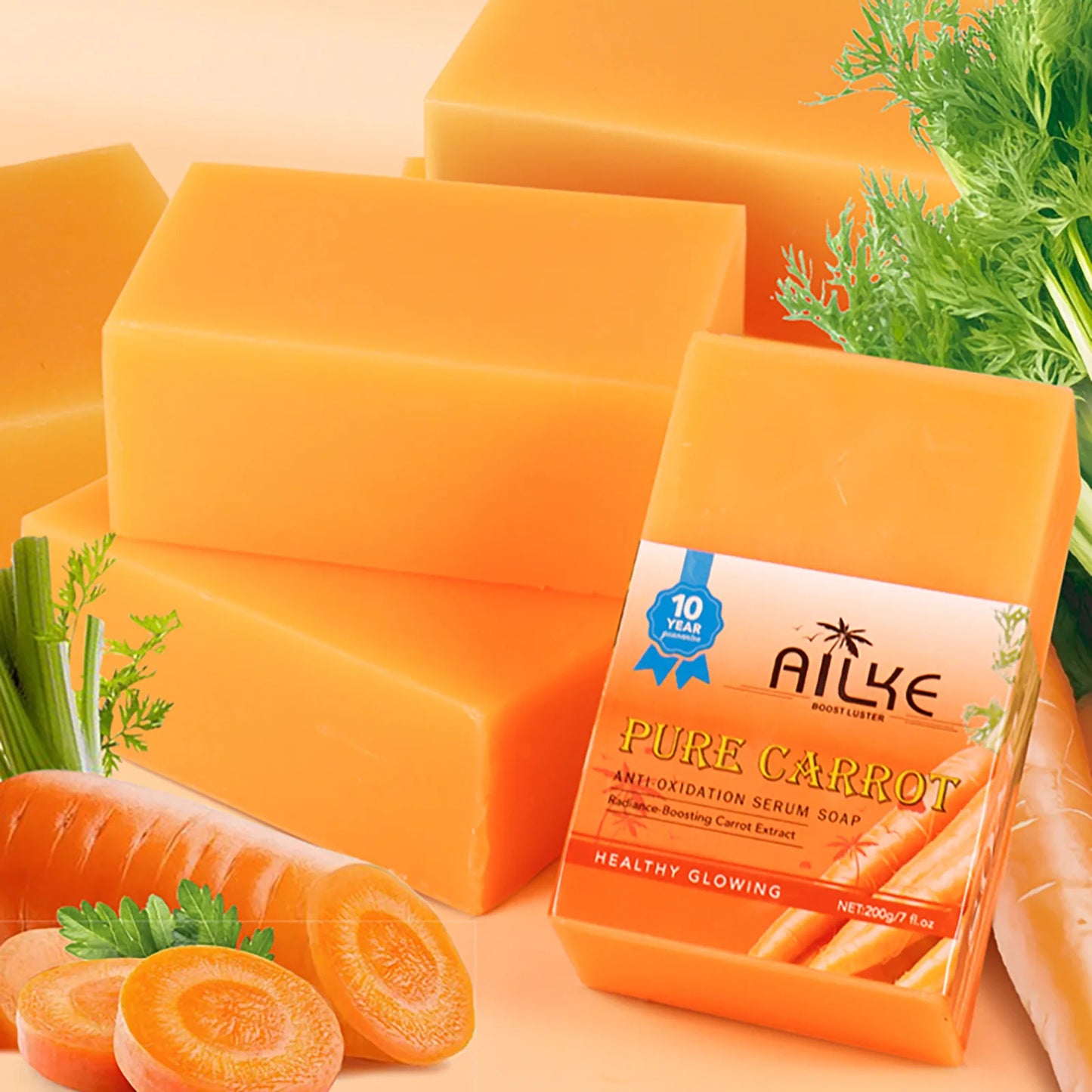 Pure Natural Carrot Anti-Oxidation Soap