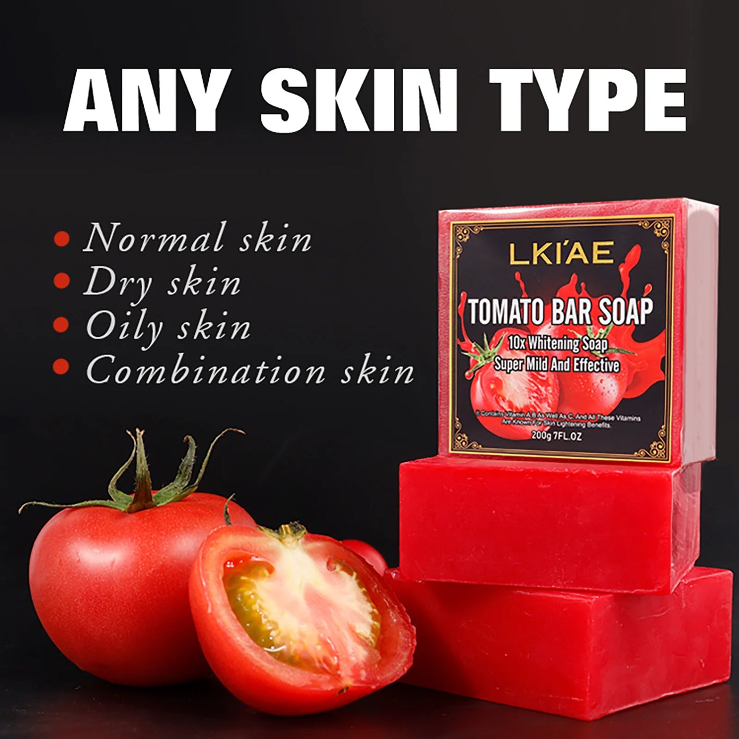 Brand Tomato Fruit Scented Handmade Natural Bar Soap