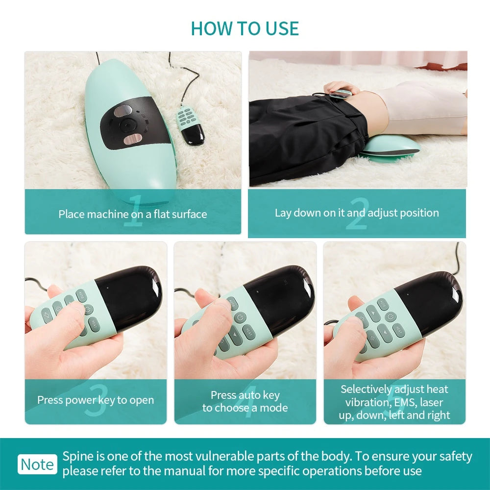 Adjustable Vibration Waist Massager