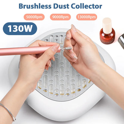 130W Powerful Brushless Nail Cleaner