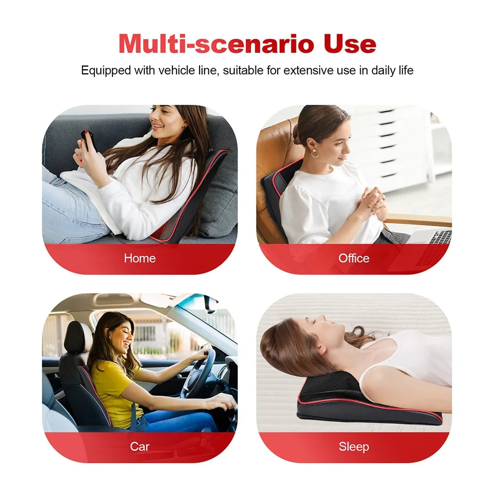 Back And Neck Cervical Massage Pillow